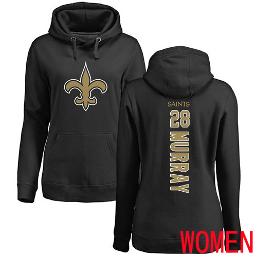 New Orleans Saints Black Women Latavius Murray Backer NFL Football 28 Pullover Hoodie Sweatshirts